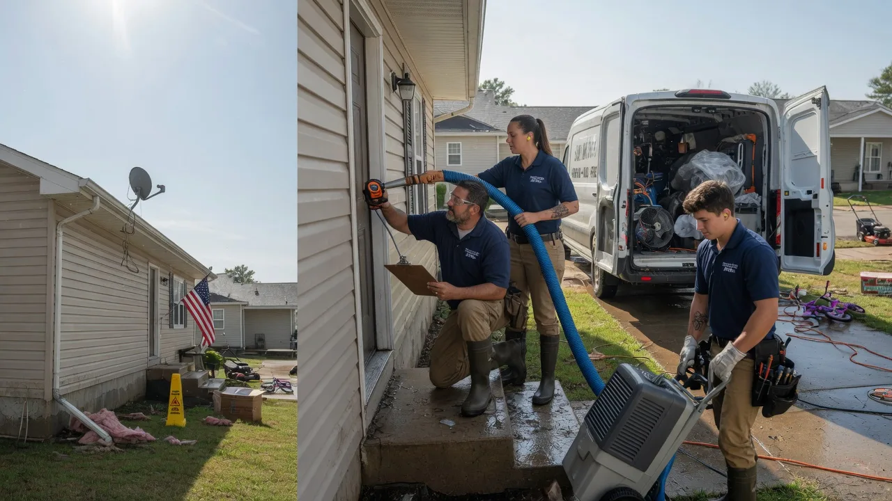 Ceiling Water Damage Restoration in Yerkes, KY near me
